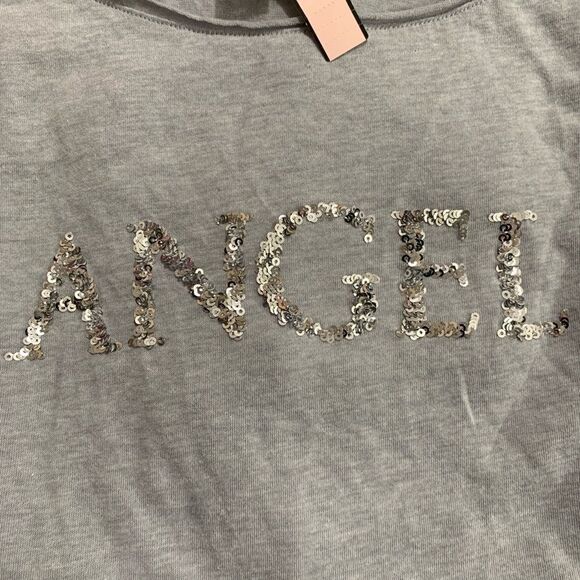 Victoria’s Secret Bling Sequin Angel lounge tee - Picture 4 of 4